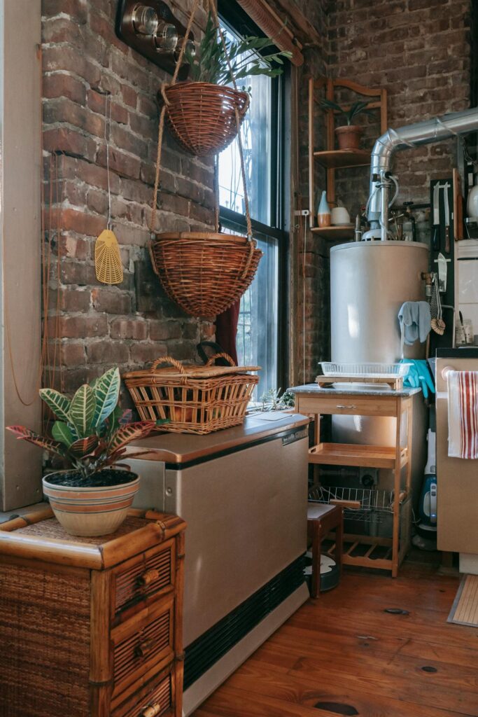 Furniture , basket for removing clutter